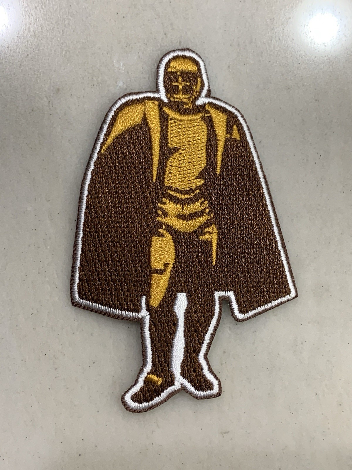 New Walter Payton Man of The Year Logo Embroidered High Quality Iron On Patch