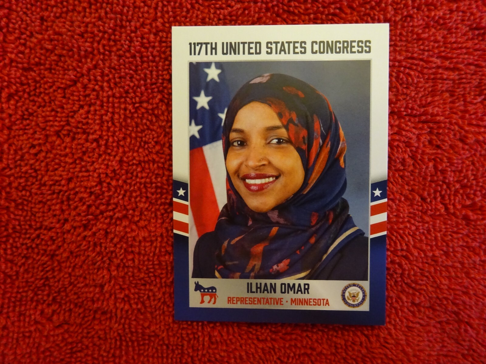 2021 U.S. Congress Fascinating Cards Ilhan Omar Minnesota Democrat