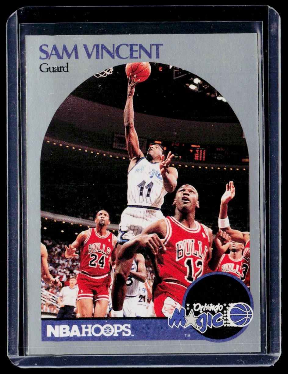 1990-91 Hoops #223 Sam Vincent Jordan #12