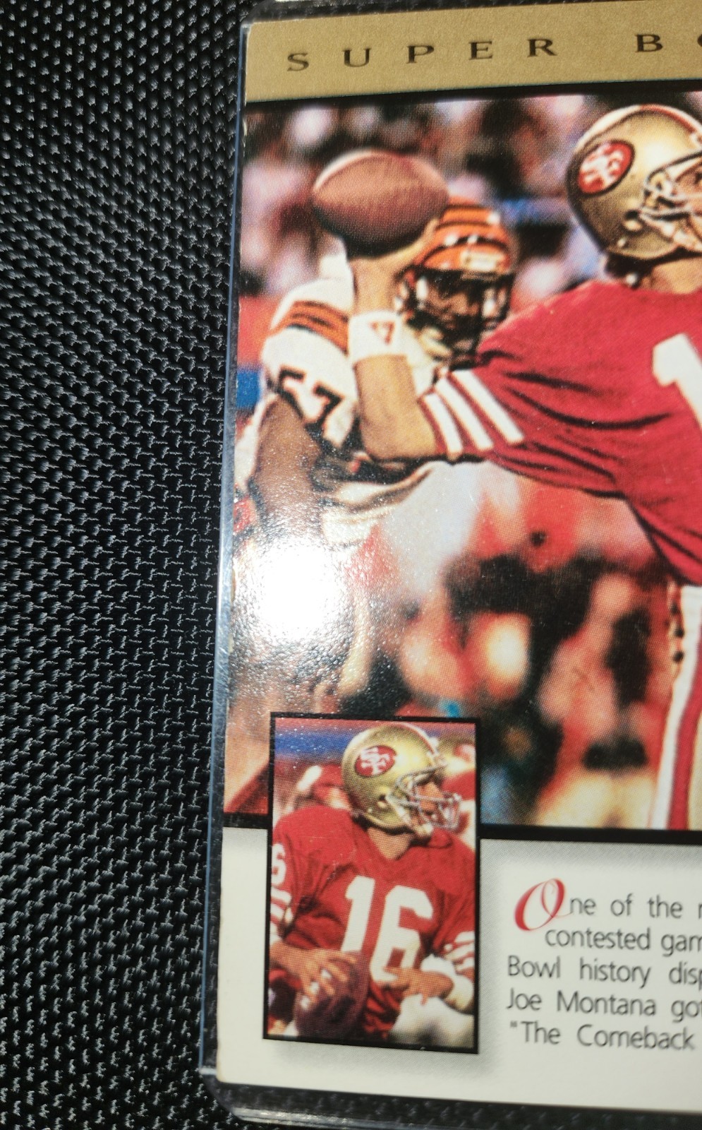 1995 Upper Deck Joe Montana Super Bowl Jumbos – Joe Montana #3
