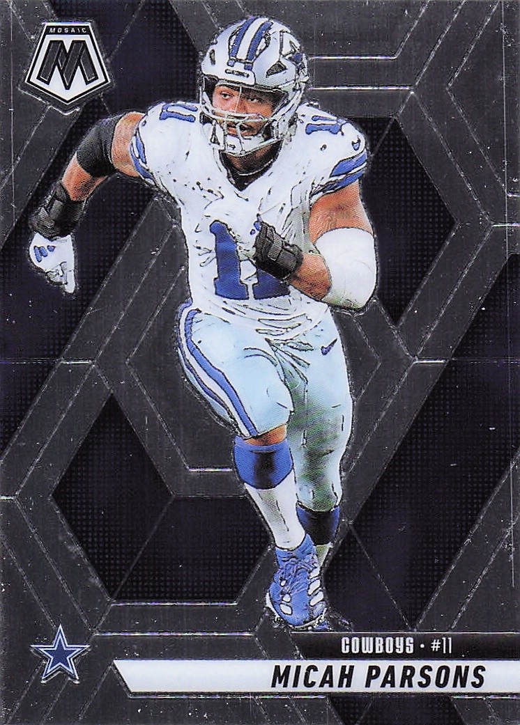 2025 Panini America, Inc. MOSAIC FOOTBALL MICAH PARSONS #110 DALLAS COWBOYS