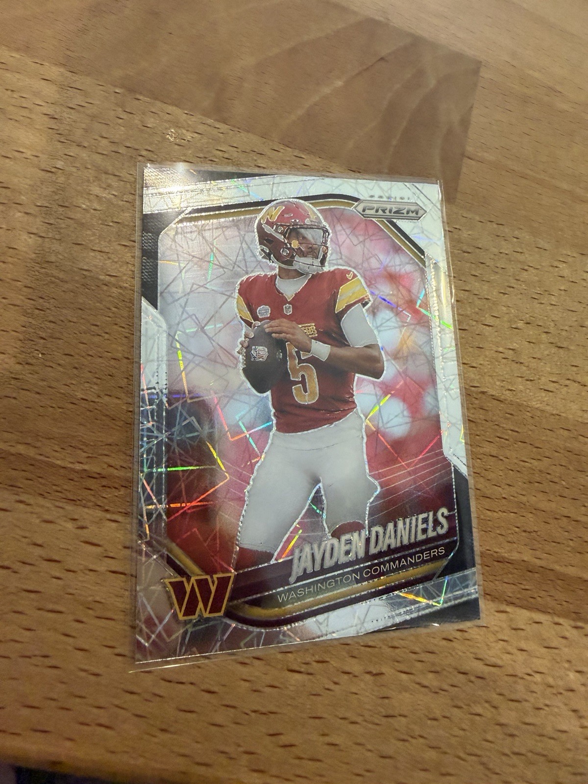Panini 2025 Prizm Football Jayden Daniels Cracked Ice Prizm #278 Commanders 🔥