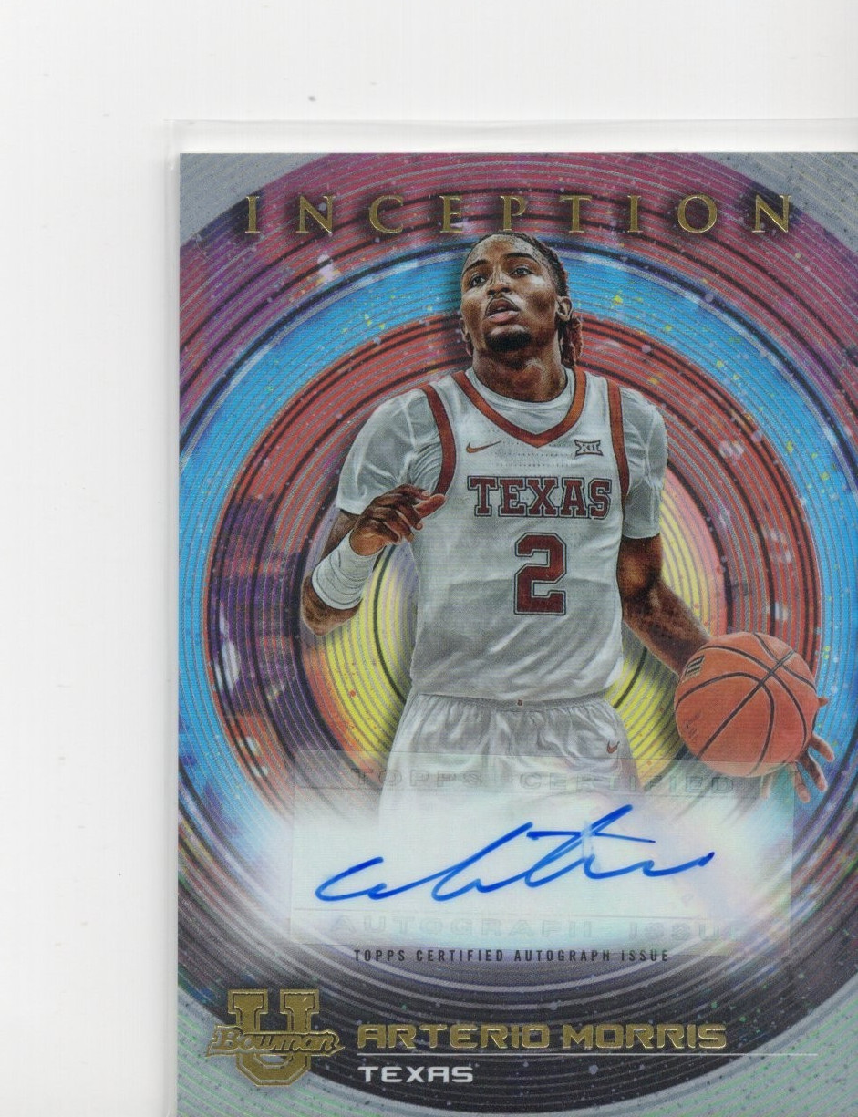 2022-23 Bowman Inception University – Autographs Arterio Morris #BIA-AMS (AU,…