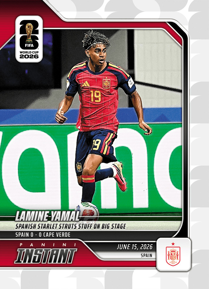2026 Panini Instant FIFA World Cup Lamine Yamal #30 Spain Soccer Card