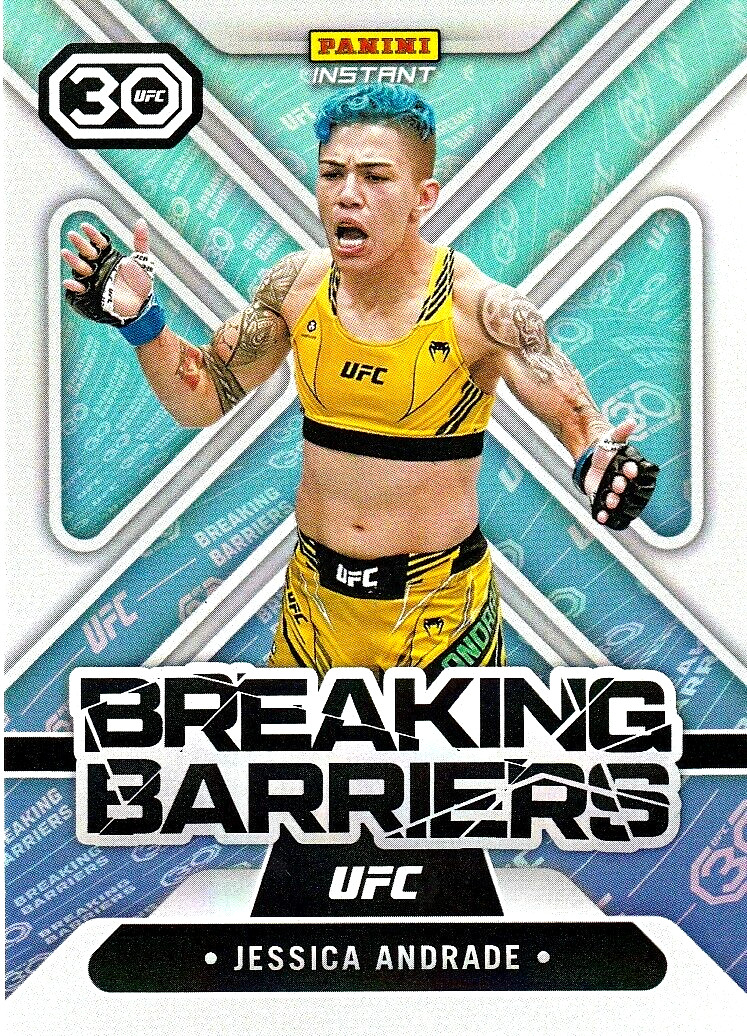 2023 PANINI JESSICA ANDRADE BREAKING BARRIERS #BB3 UFC 1/215 IN STOCK