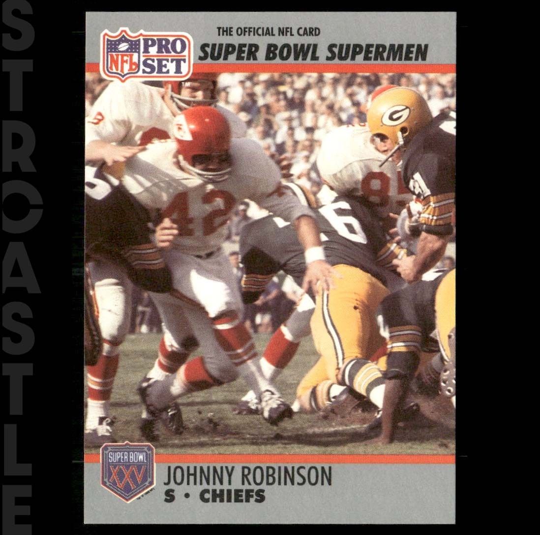 1990 Pro Set Super Bowl XXV Silver Anniversary – Johnny Robinson #111