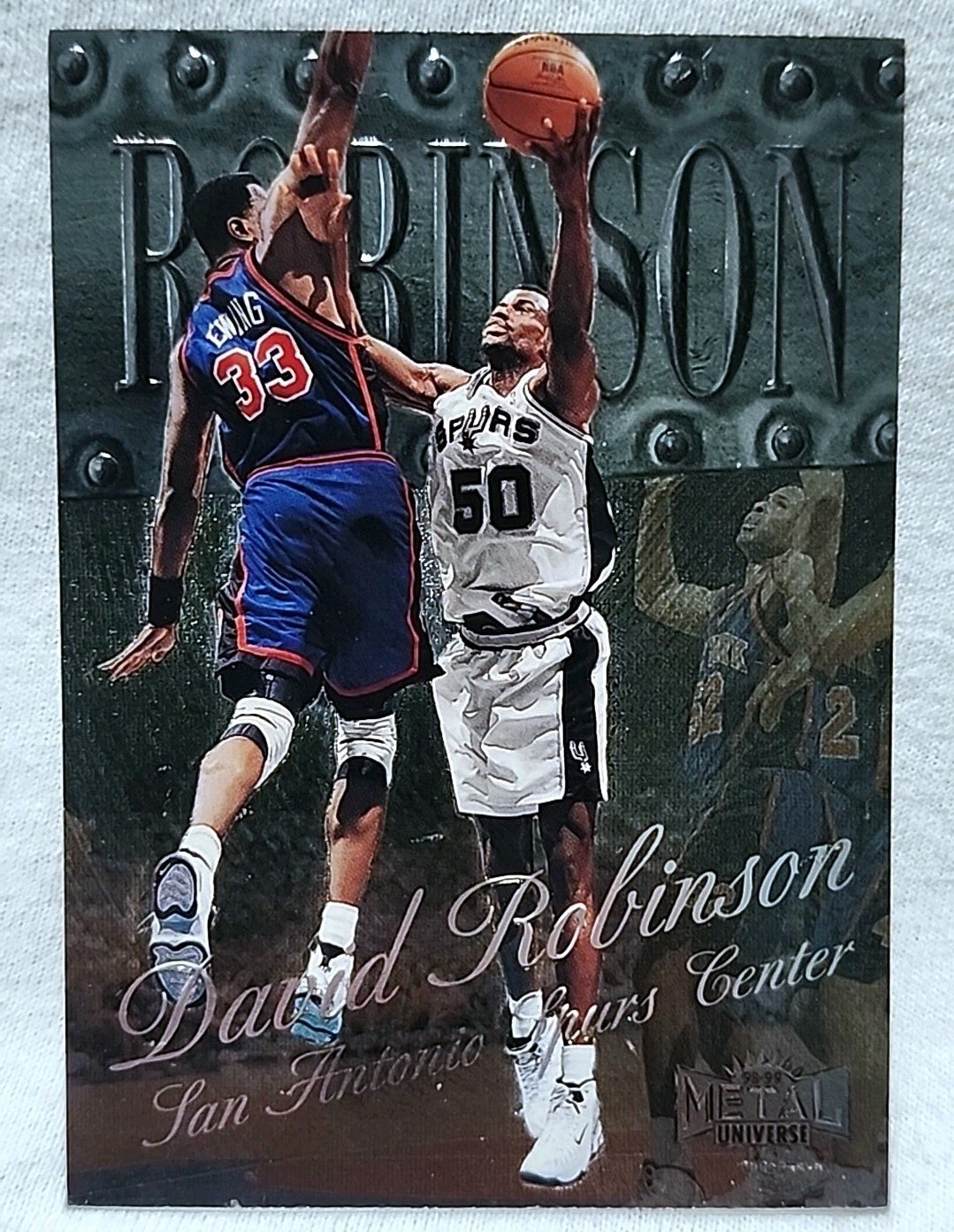 1998-99 Metal Universe David Robinson #97 San Antonio Spurs
