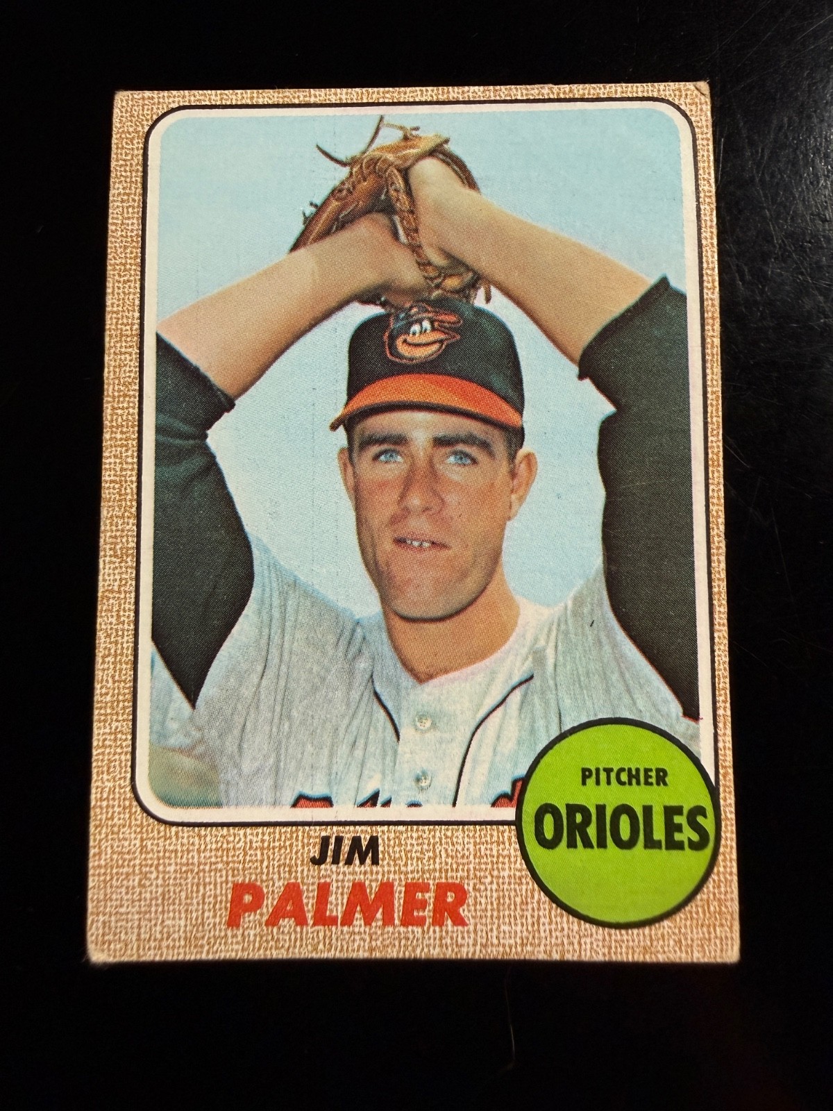 1968 Topps – Jim Palmer #575 VG+ WRINKLE UPPER RIGHT