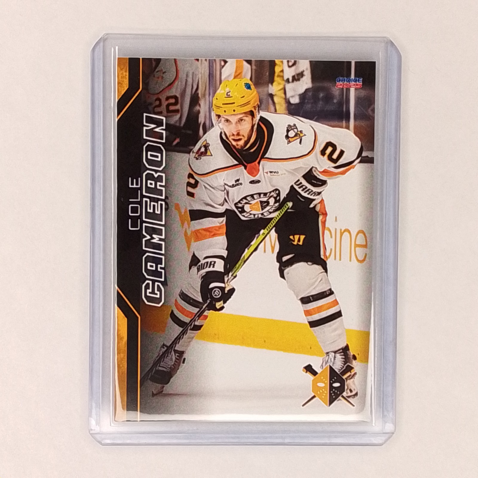 2024-25 Choice Wheeling Nailers – Cole Cameron #05 (RC) ECHL Hockey Card