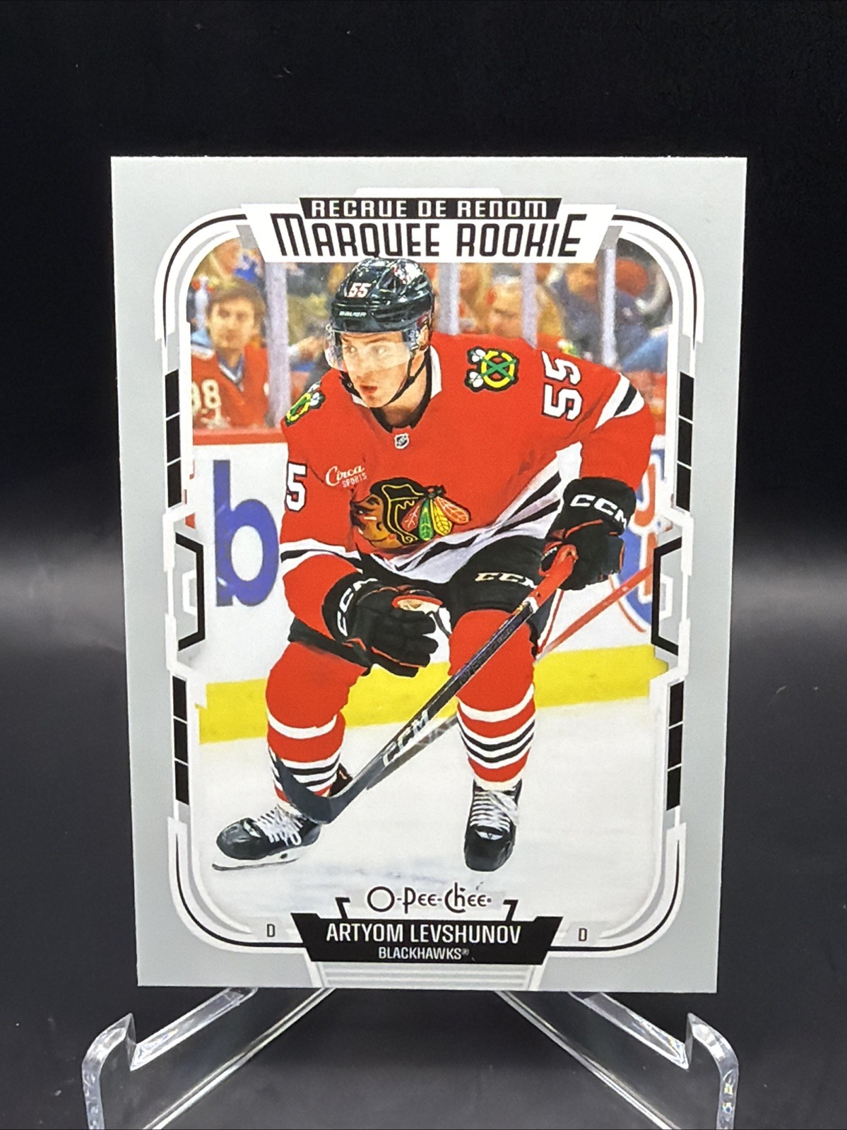 Artyom Levshunov Marquee Rookie #541 2025-26 O-Pee-Chee Hockey Chicago