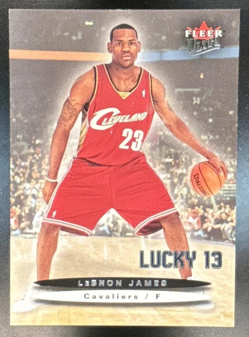 2003-04 Fleer Ultra #171 LeBron James ROOKIE VG-EX /500 RC Cleveland Cavaliers