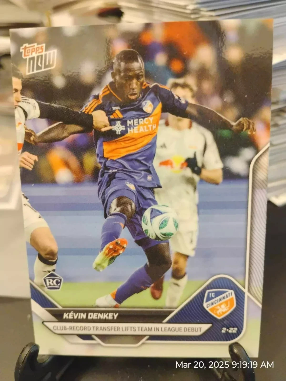 2025 MLS Topps Now! Pick your player or moment! In-Hand Qty Discount Ships ASAP