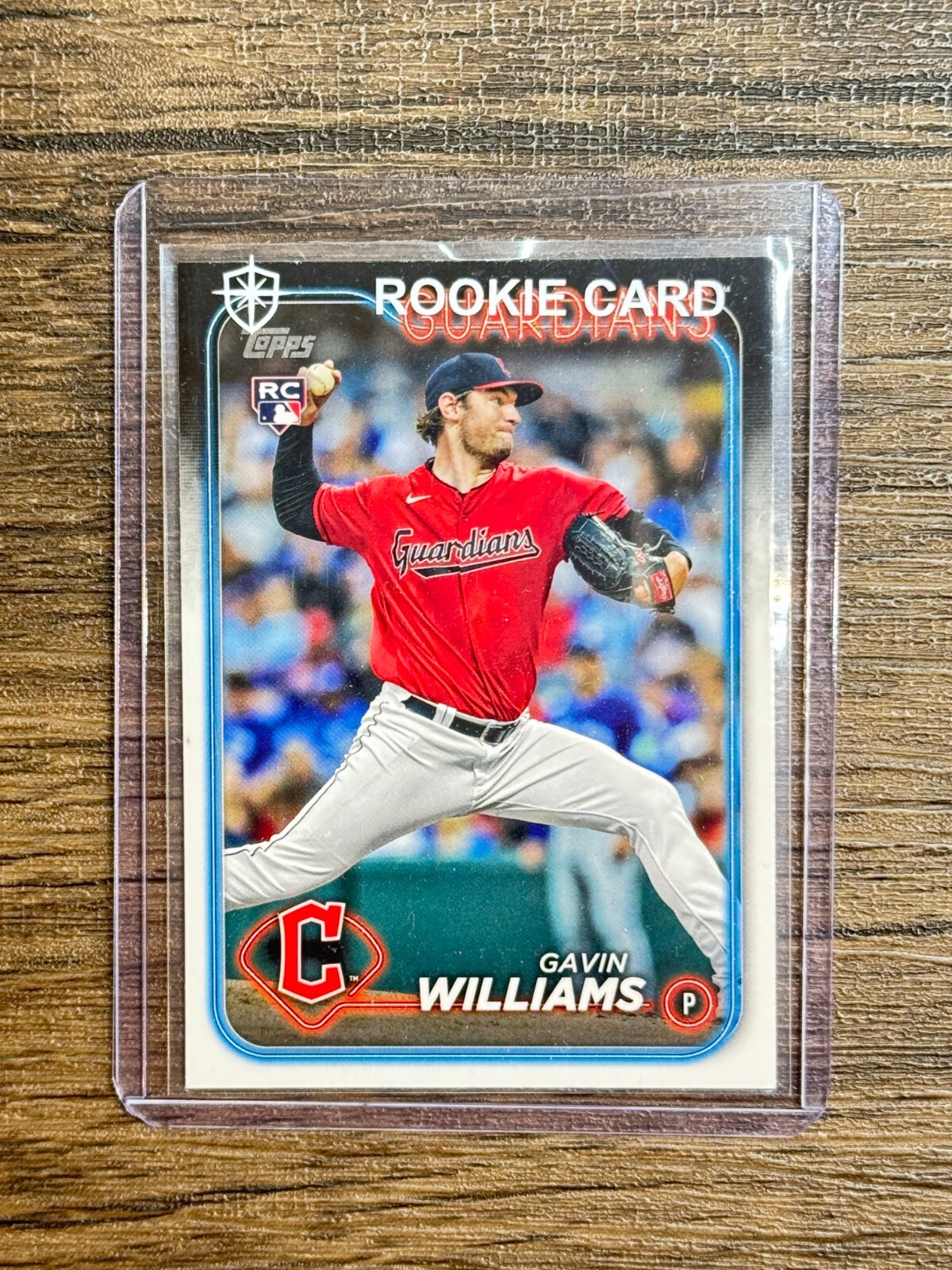 2024 Topps Series 1 Gavin Williams ROOKIE CARD #242 (RC) Guardians