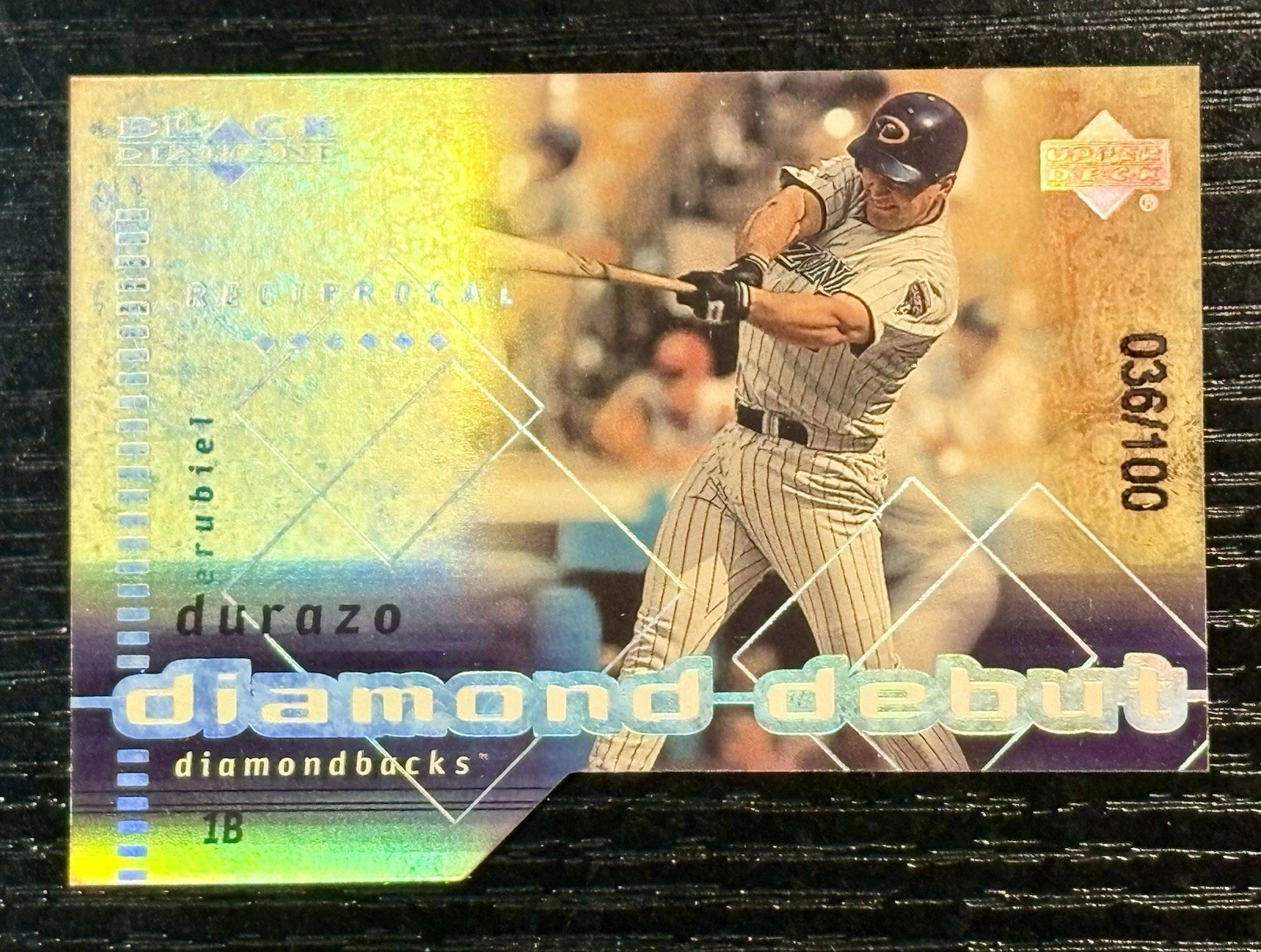 2000 Black Diamond – Diamond Debut Erubiel Durazo #107 Final Cut #/100