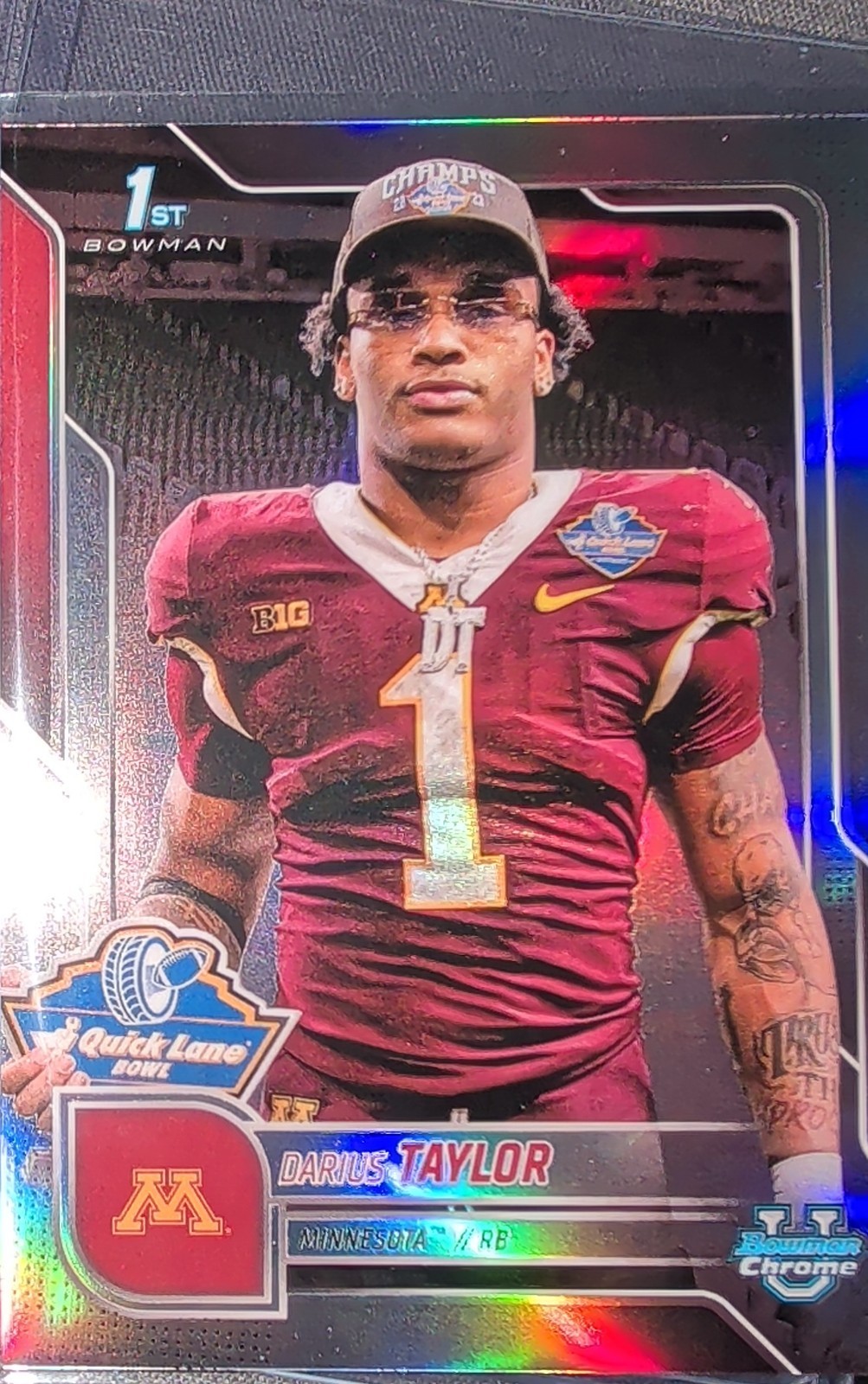 2025 Bowman University Chrome – Sp Image Variations Darius Taylor #SP-6 (RC)