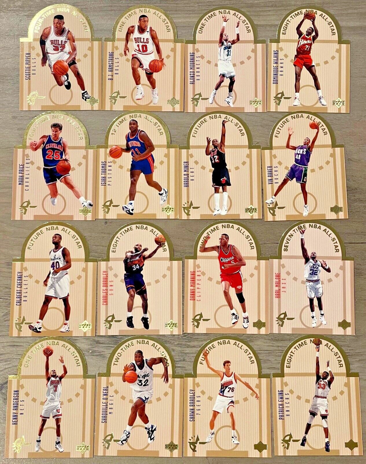 1993-94 Upper Deck SE Basketball NBA All Star Die-Cut Complete Your Set, U Pik 1
