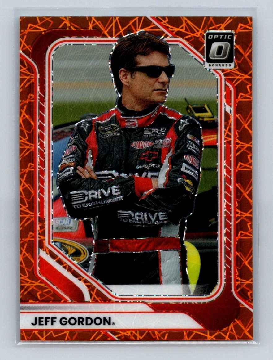 2026 Donruss Optic Racing Orange Velocity Prizm #36 Jeff Gordon NASCAR