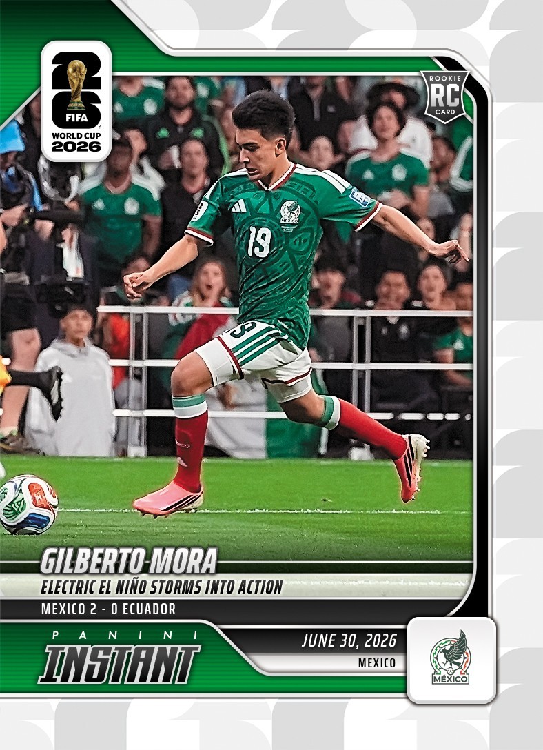 2026 Panini Instant FIFA World Cup #179 Gilberto Mora Mexico RC PRESALE