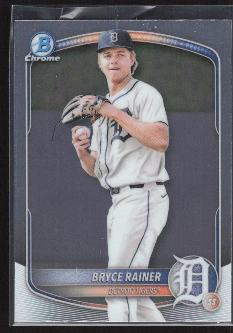 2025 Bowman #BCP-49 Bryce Rainer Chrome Prospects Detroit Tigers