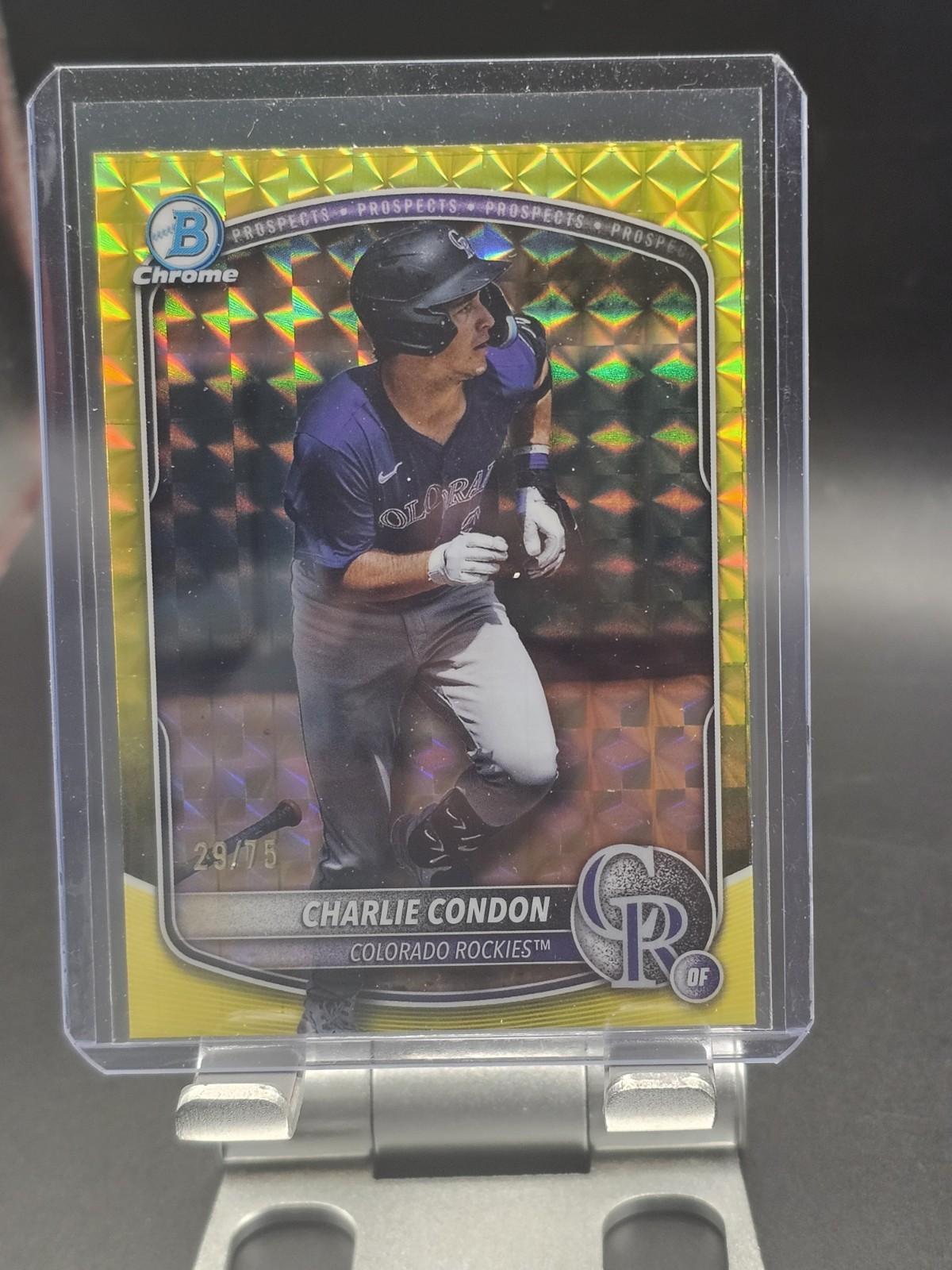 2025 Bowman Chrome – Prospects Charlie Condon, Charlie Condon #BCP-248 Yellow…
