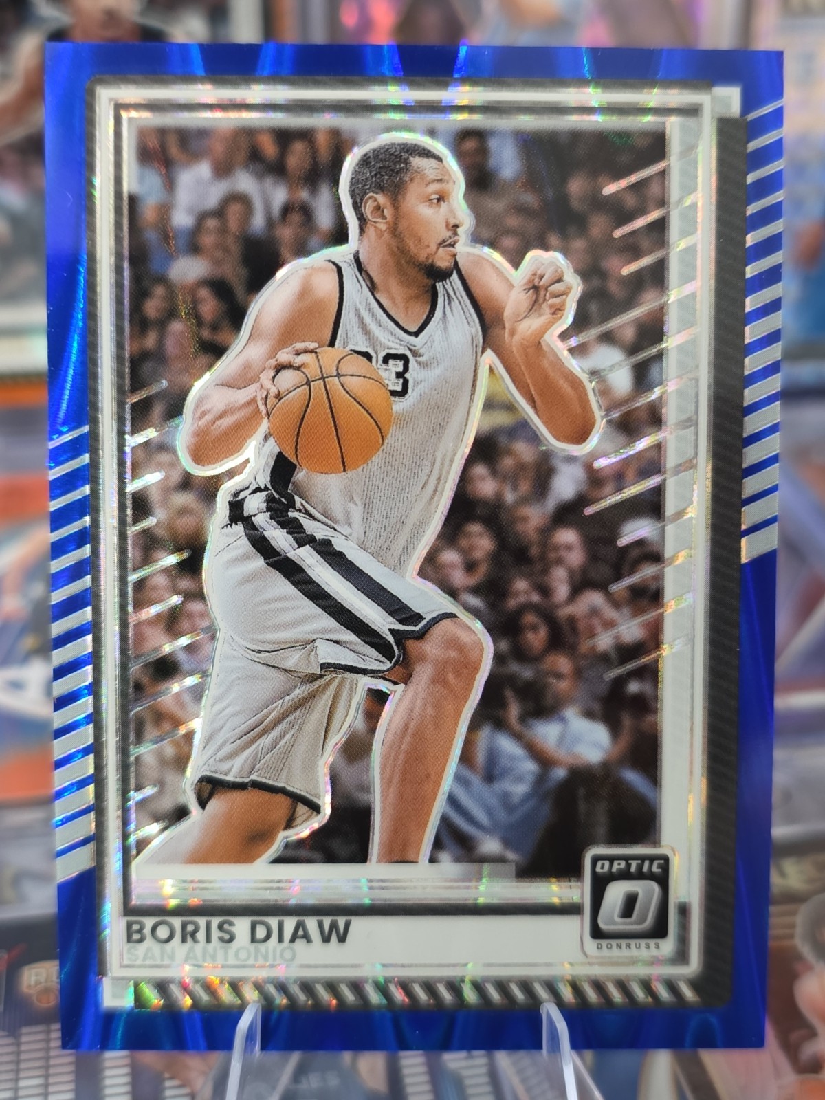 2025-26 Panini Donruss Optic Basketball Boris Diaw #165 Blue Lava /99