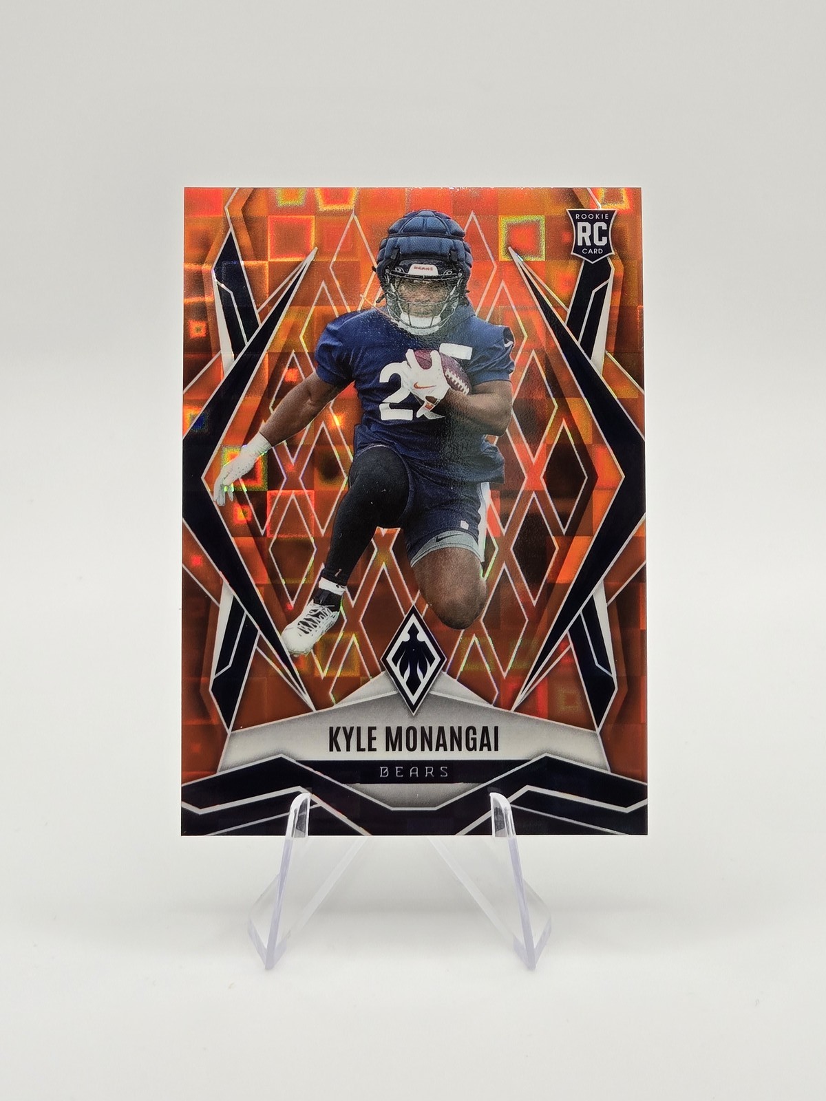 Kyle Monangai 2025 Panini Phoenix RC Orange Pandora Prizm SP #/189 #249