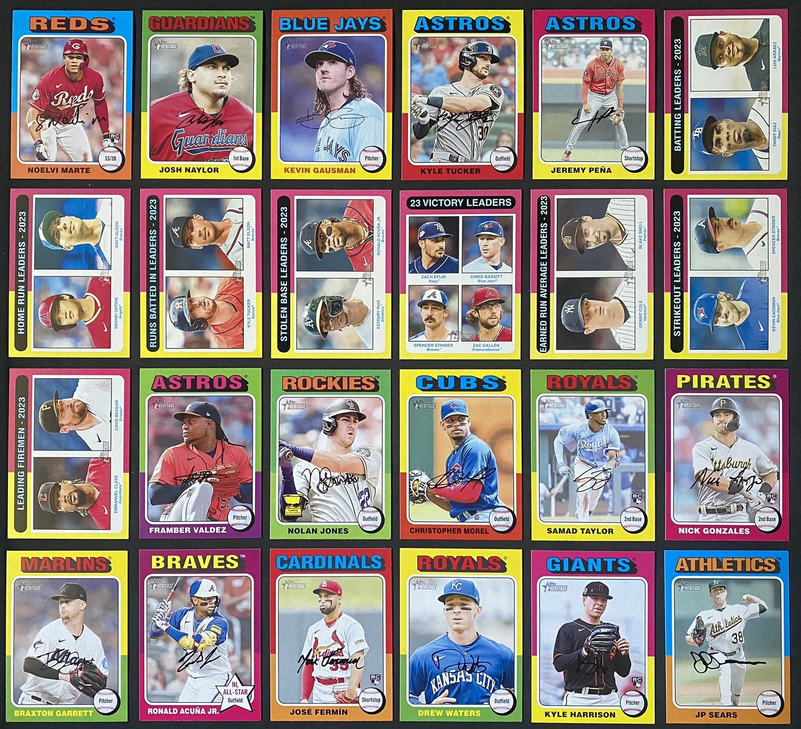 2024 Topps Heritage – Baseball Cards – #301-500 – Complete Your Set – You U Pick