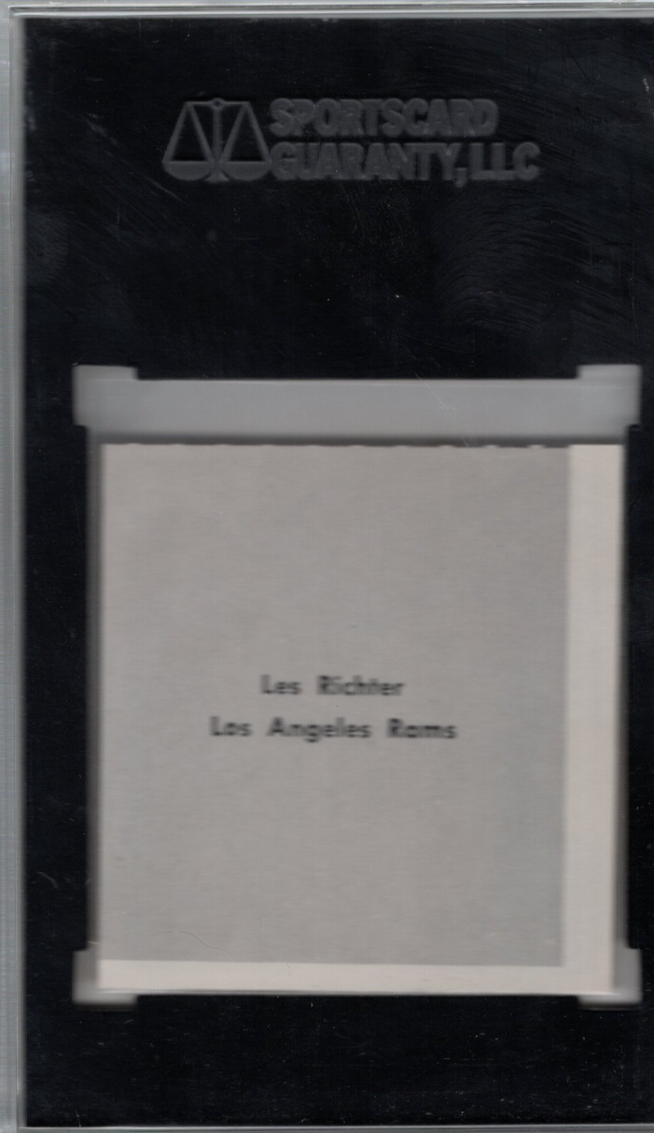 1961 Fleer Wallet Pictures Les Richter (POP 1 NONE GRADED HIGHER) *