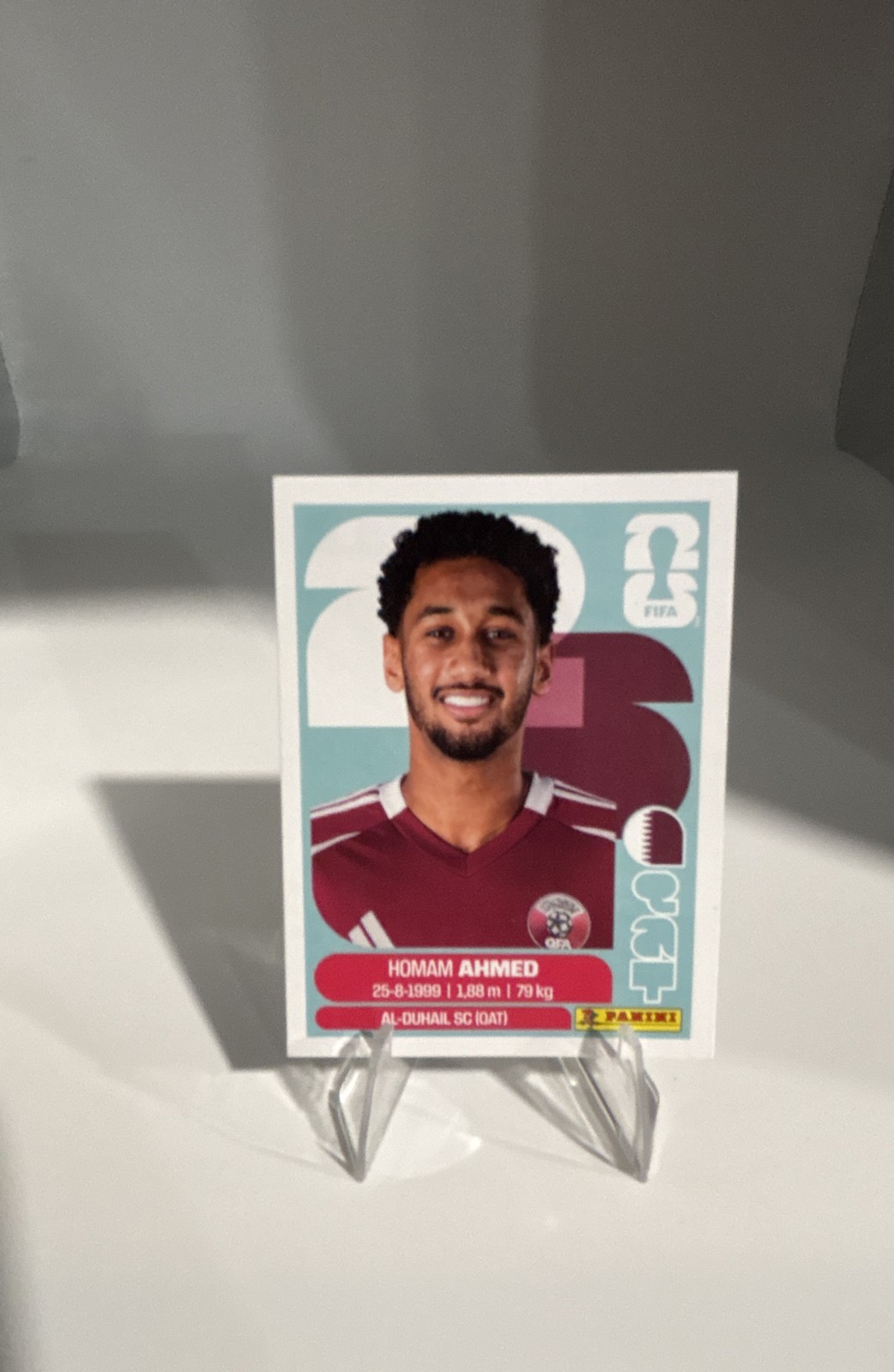 2026 Panini FIFA World Cup Homam Ahmed Sticker QAT 5