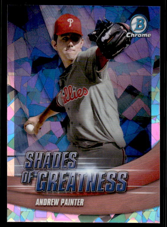 Andrew Painter 2022 Bowman Chrome Shades of Greatness Atomic Refractor #/150 ESE