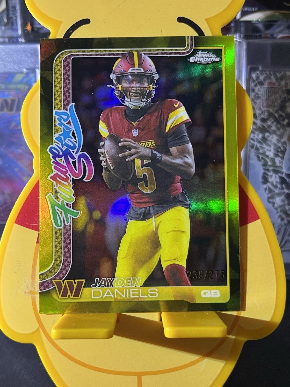 Topps 2025 Chrome Jayden Daniels Washington Commanders Future Stars FS-14 /275