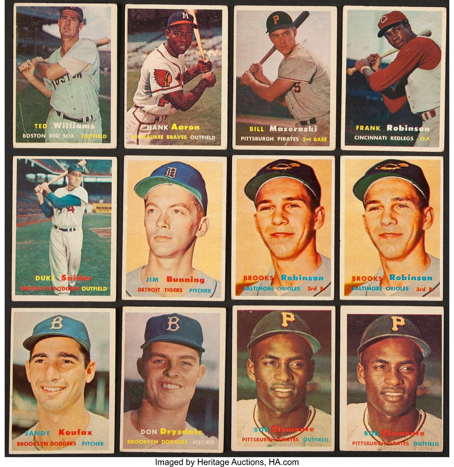 1957 Topps Baseball You Pick -Complete Your Set -PRICING BASED ON CONDITION