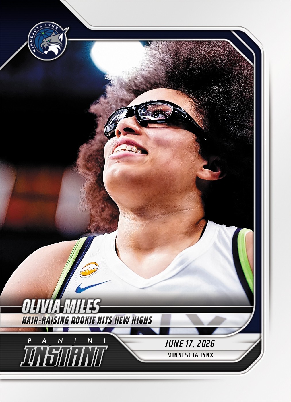 2026 Panini Instant WNBA #167 Olivia Miles Minnesota Lynx RC PRESALE