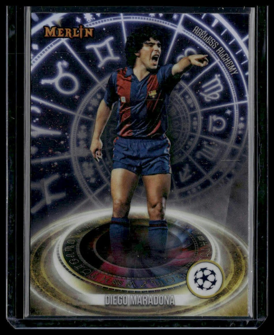 DIEGO MARADONA 2023-24 Topps Merlin UEFA Ageless Alchemy #AA-6