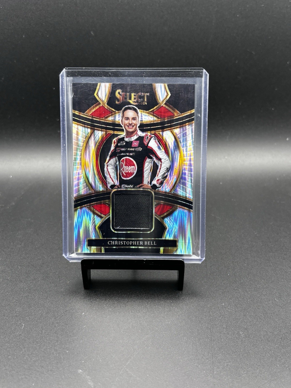 2024 Select Racing #SS-CBL Selective Swatches Christopher Bell Flash Prizm (MEM)