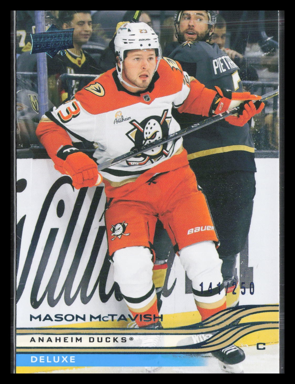 Mason McTavish 2025-26 Upper Deck #1 Deluxe #/250
