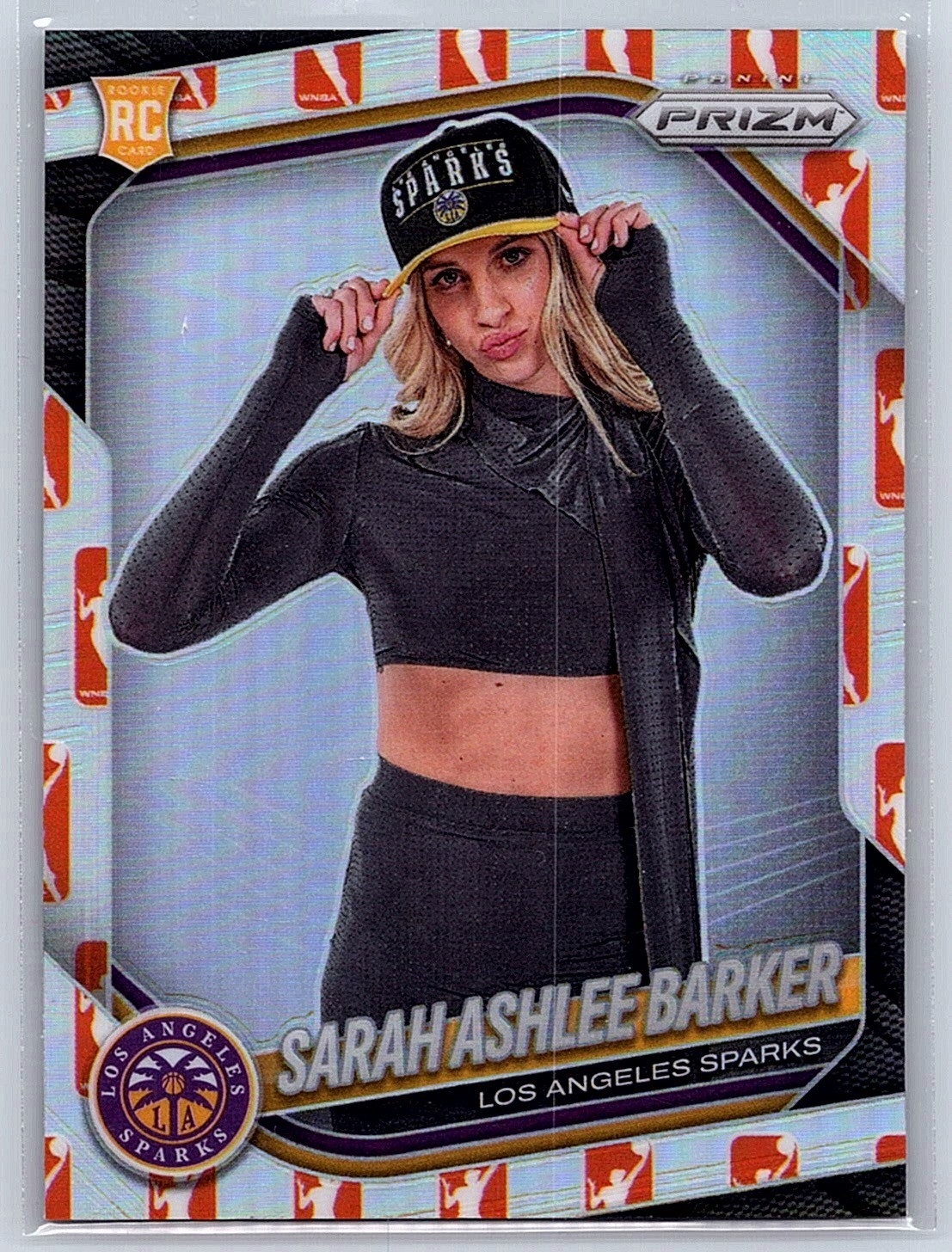 SARAH ASHLEE BARKER (RC) – 2025 Panini WNBA Prizm #142 Logo – Sparks