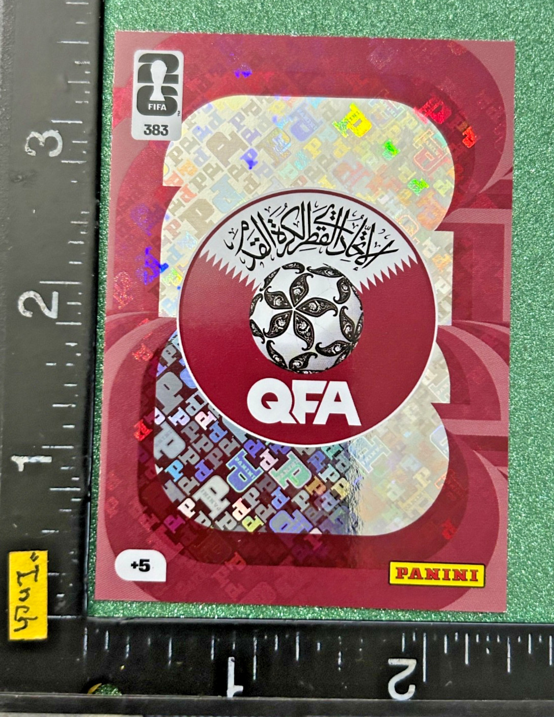PANINI ADRENALYN FIFA WORLD CUP 2026, TEAM SHIELD, QATAR, CARD #383