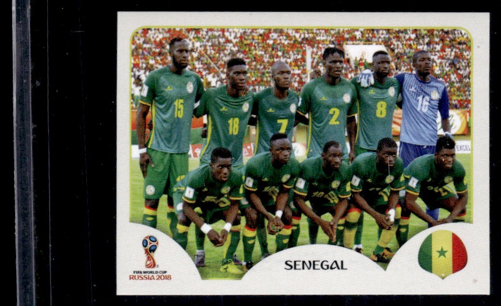 TEAM PHOTO SENEGAL 2018 PANINI FIFA WORLD CUP RUSSIA SENEGAL #601 STICKER