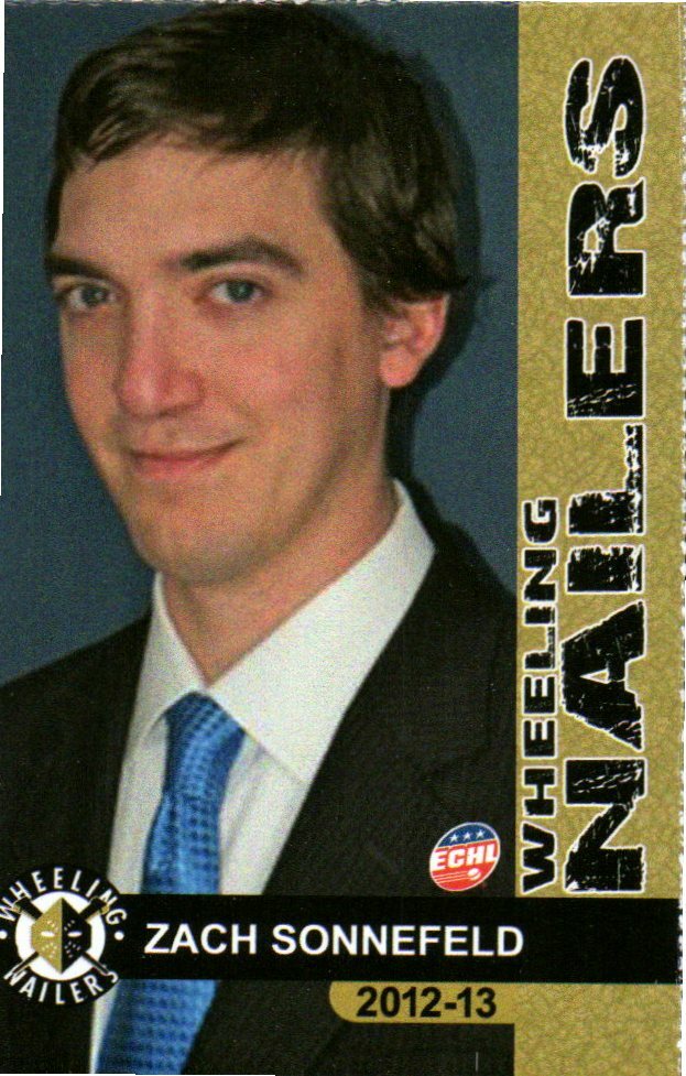 Zach Sonnefeld 2012-13 Wheeling Nailers