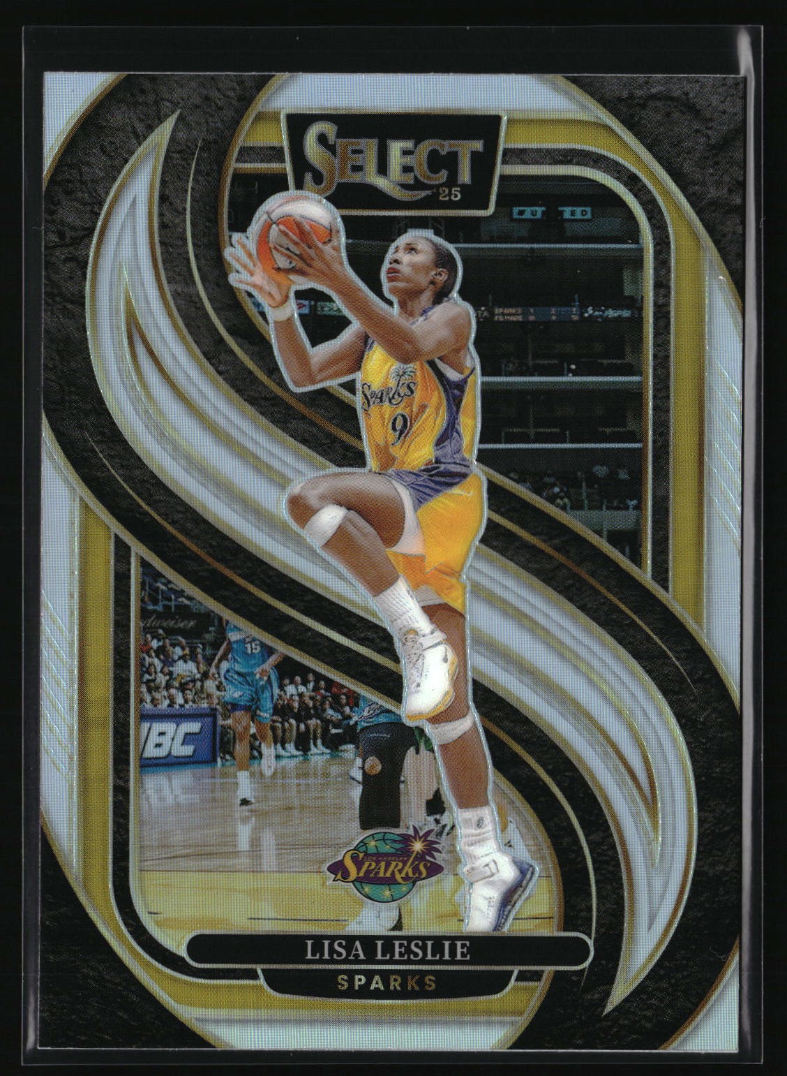 2025 Panini Select WNBA #105 Lisa Leslie Silver Prizms