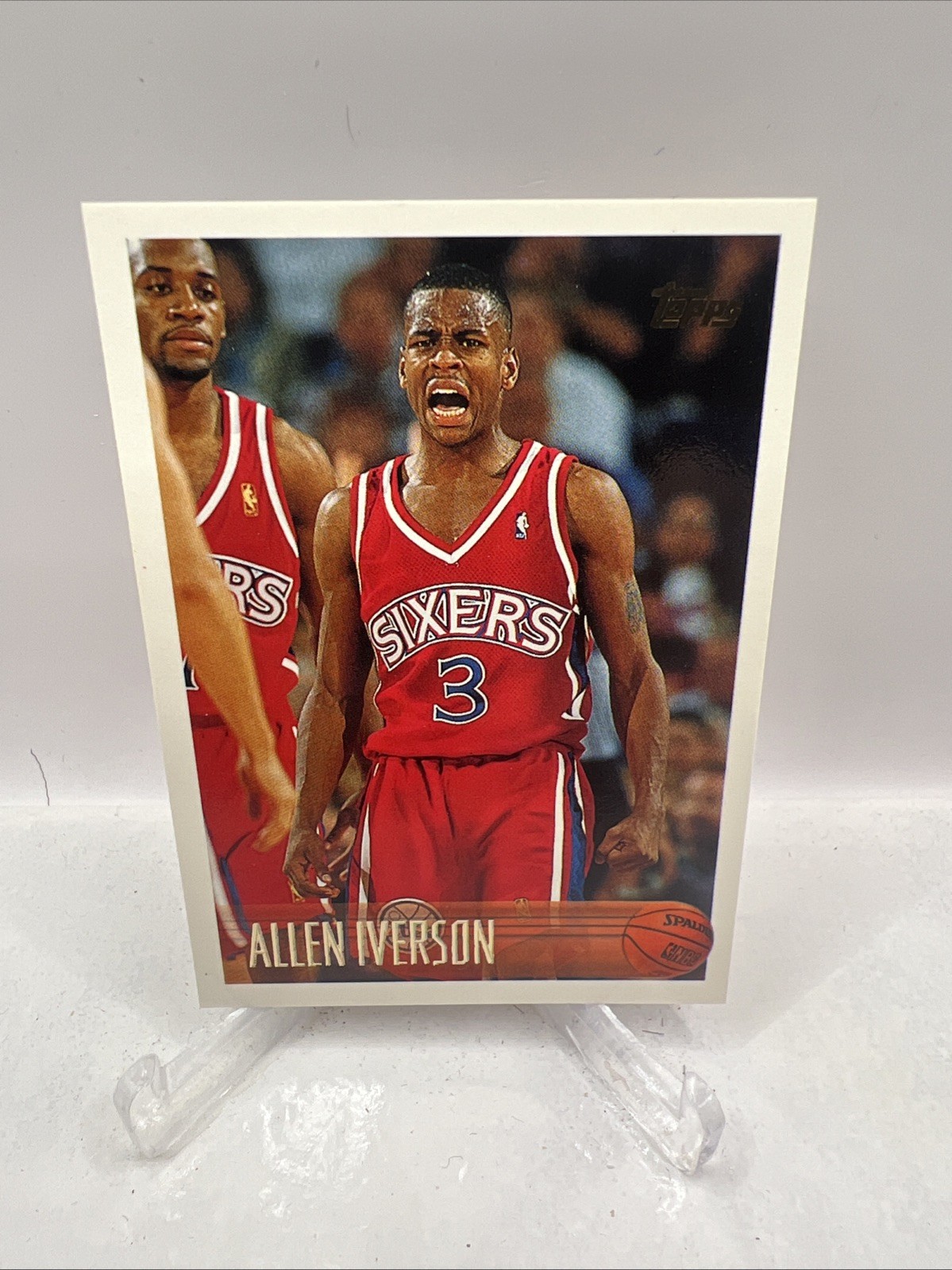 1996 Topps #171 ALLEN IVERSON ROOKIE CARD Basketball RC Philadelphia 76ers