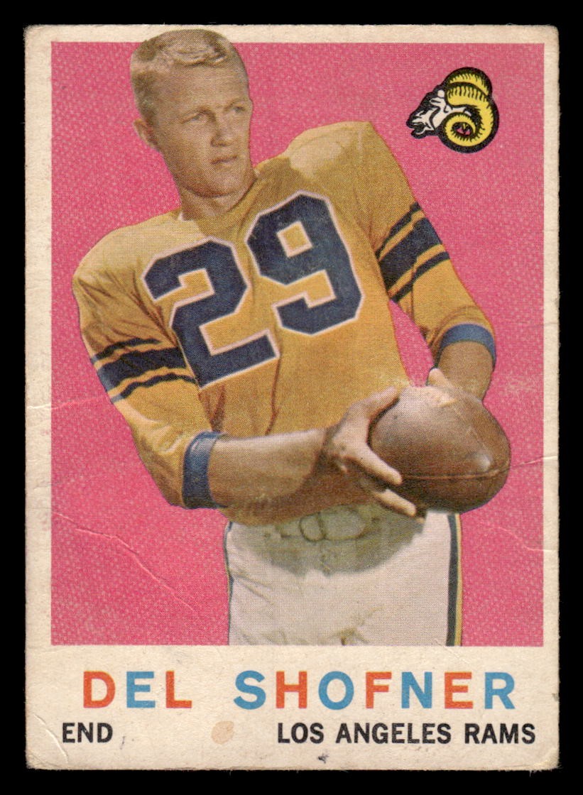 1959 Topps #15 Del Shofner GD/VG