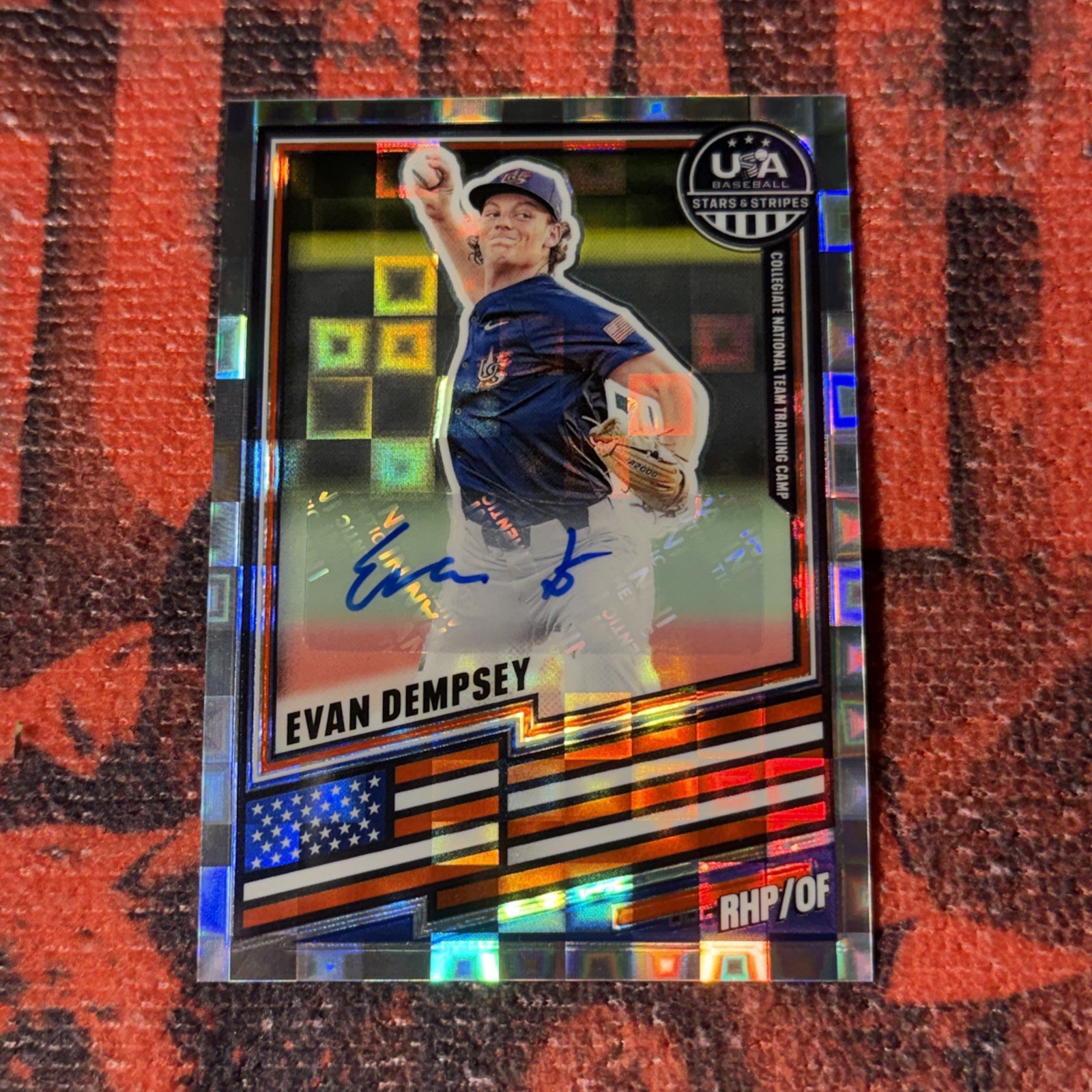 2026 Panini Stars & Stripes Prizm EVAN DEMPSEY Silver Pandora Auto /225🔥🔥🔥