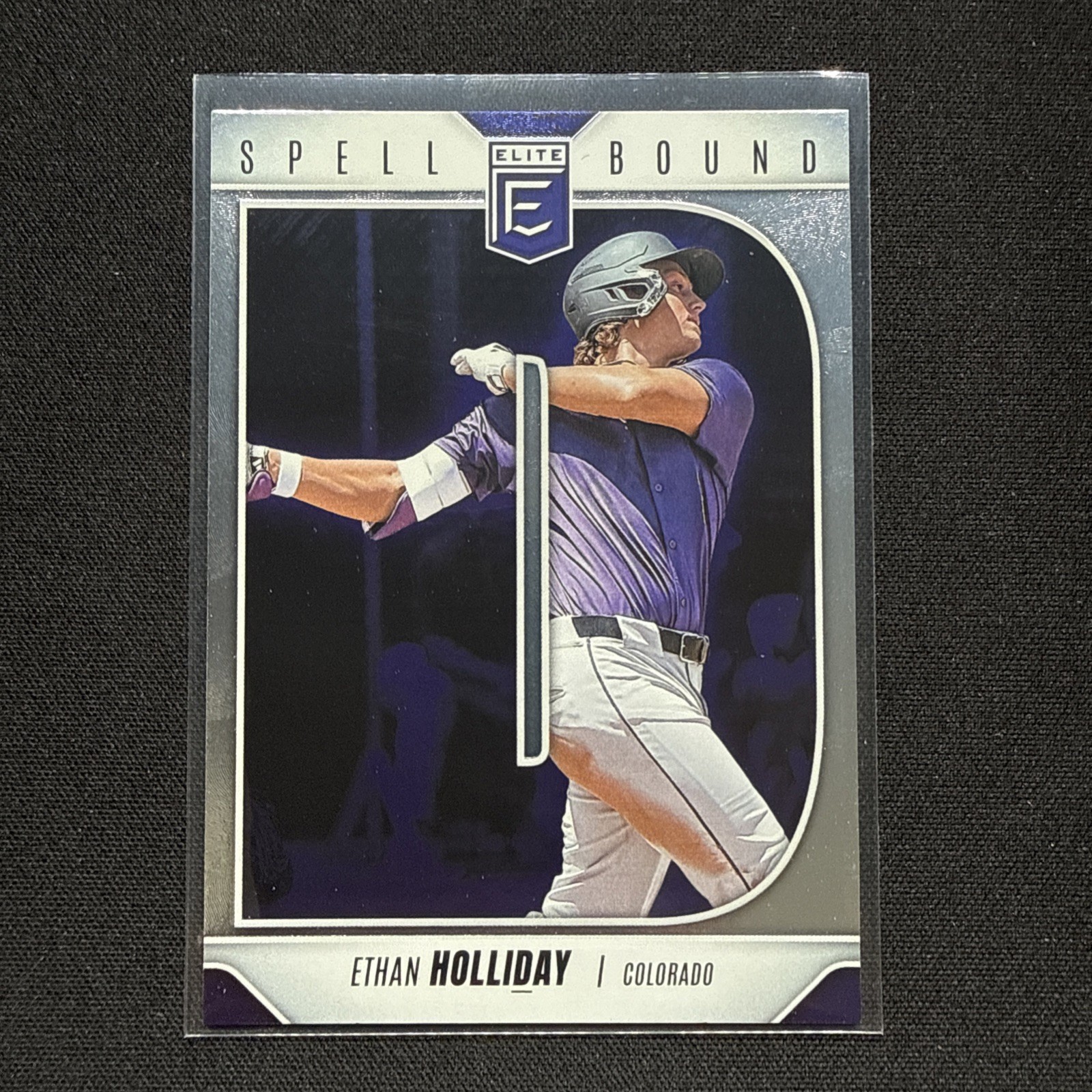 Ethan Holliday 2026 Donruss Elite Spellbound “D” #38 – Colorado Rockies