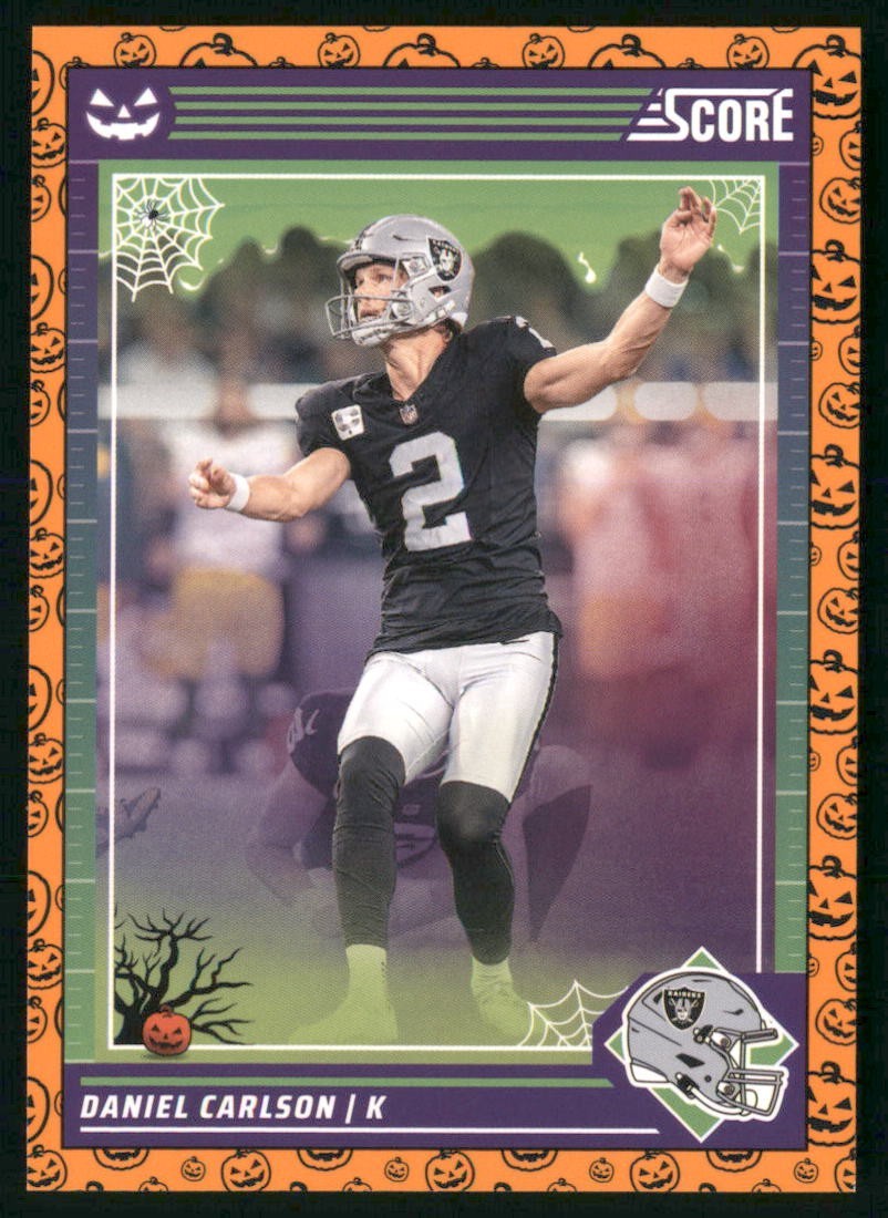 2024 Panini Score-A-Treat – Daniel Carlson #146 Pumpkins