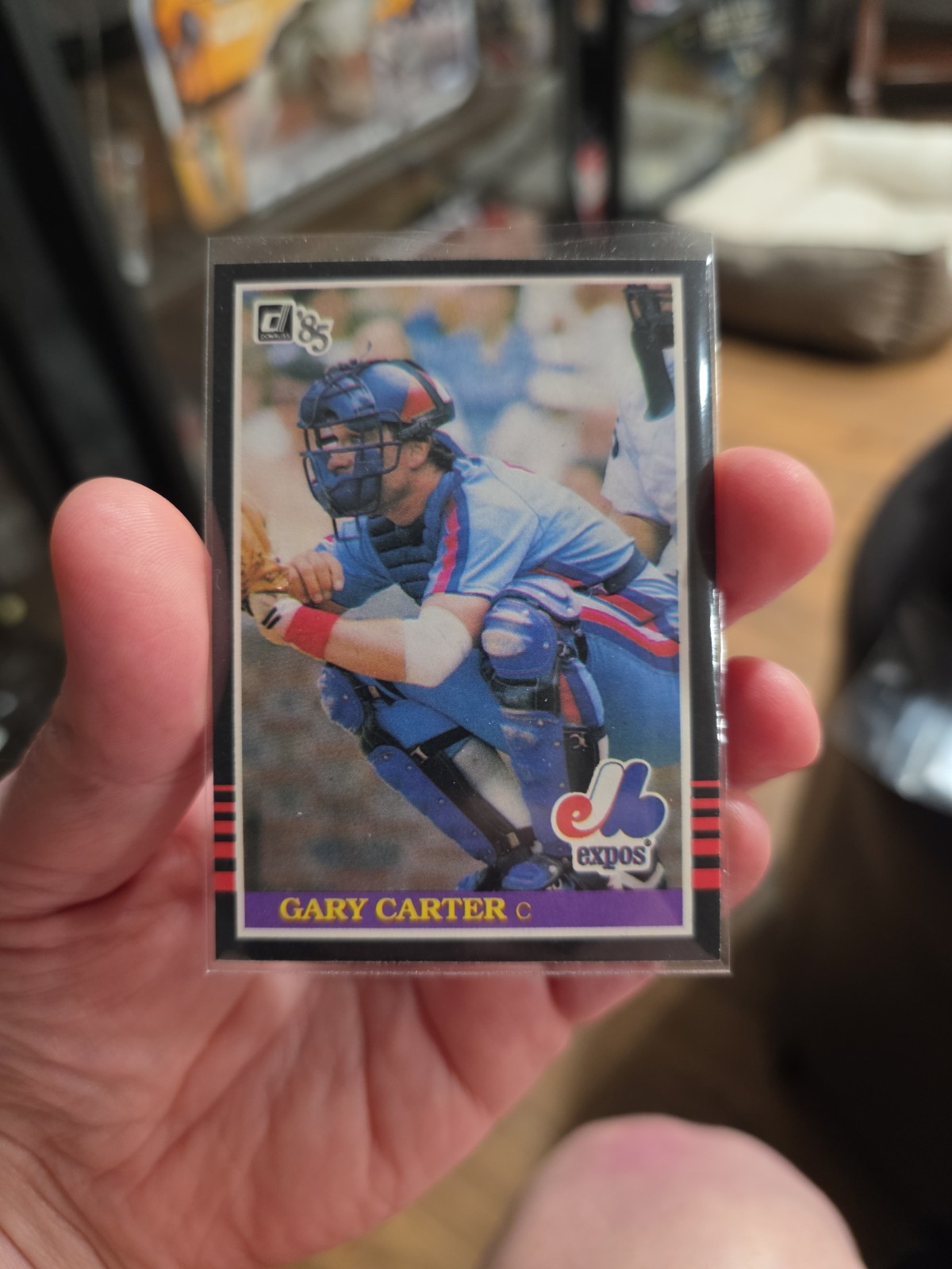 1985 Donruss Gary Carter #55 Montreal Expos