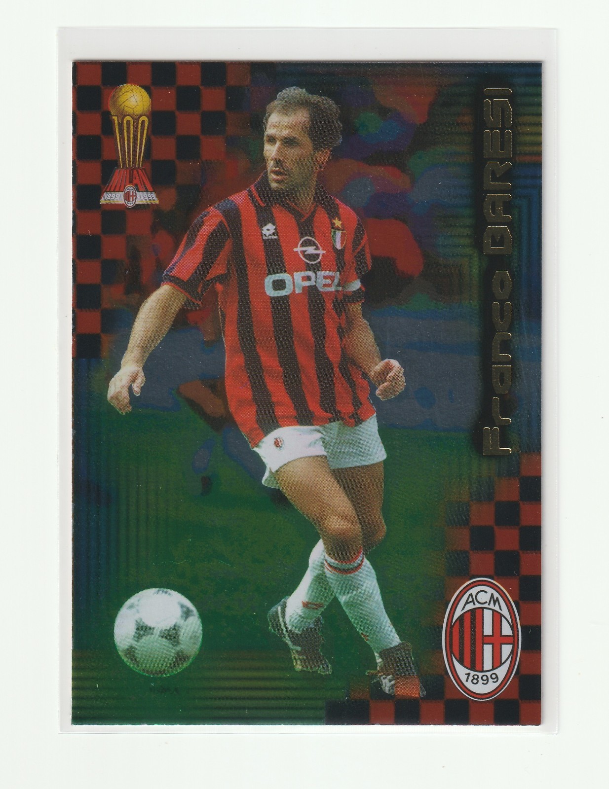 1999-00 PANINI CALCIO CARDS S2 I GRANDI M10 [ FRANCO BARESI ] AC MILAN