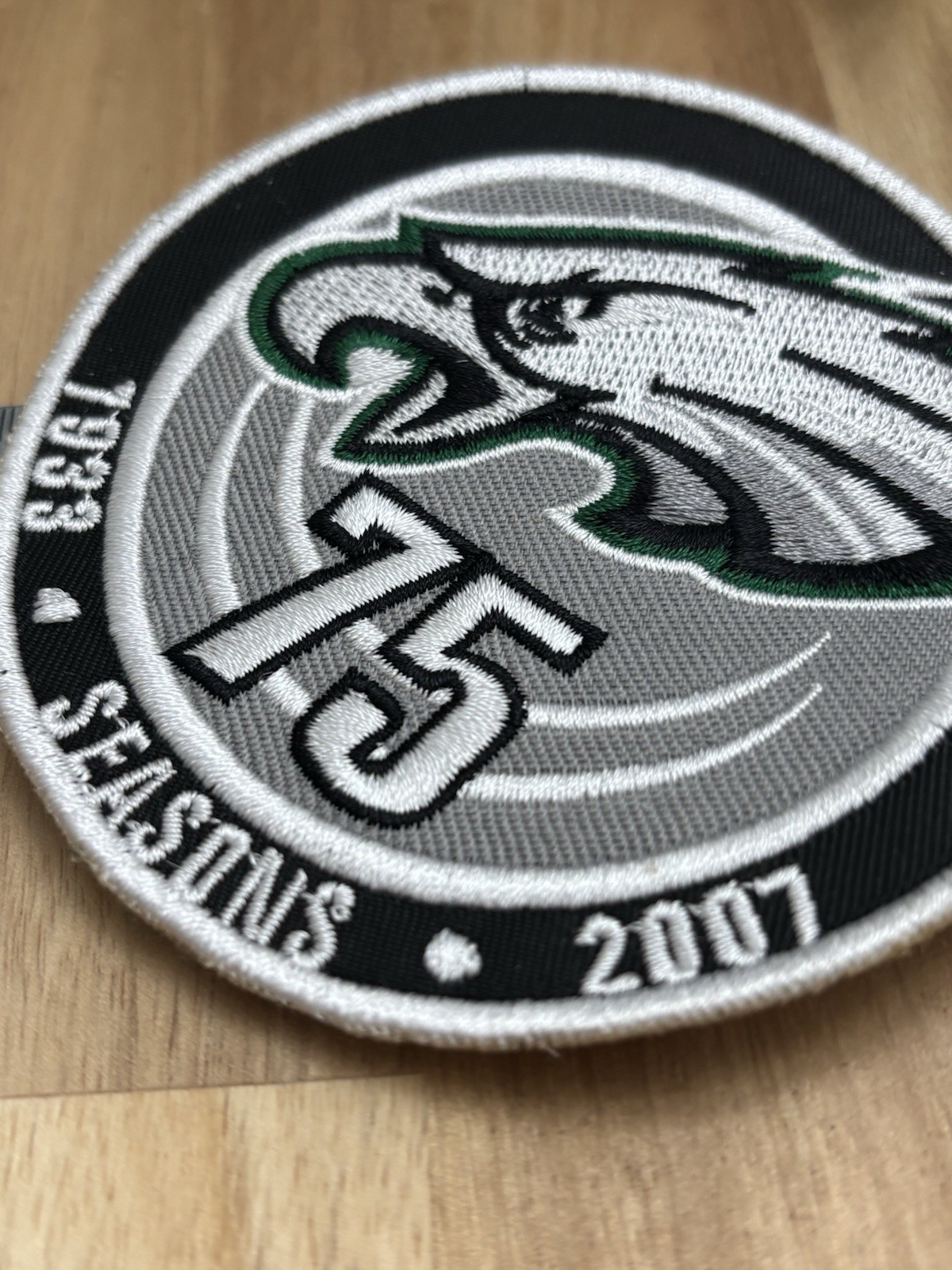 Philadelphia Eagles 75th Anniversary Embroidered Patch Eagle Free Shipping New