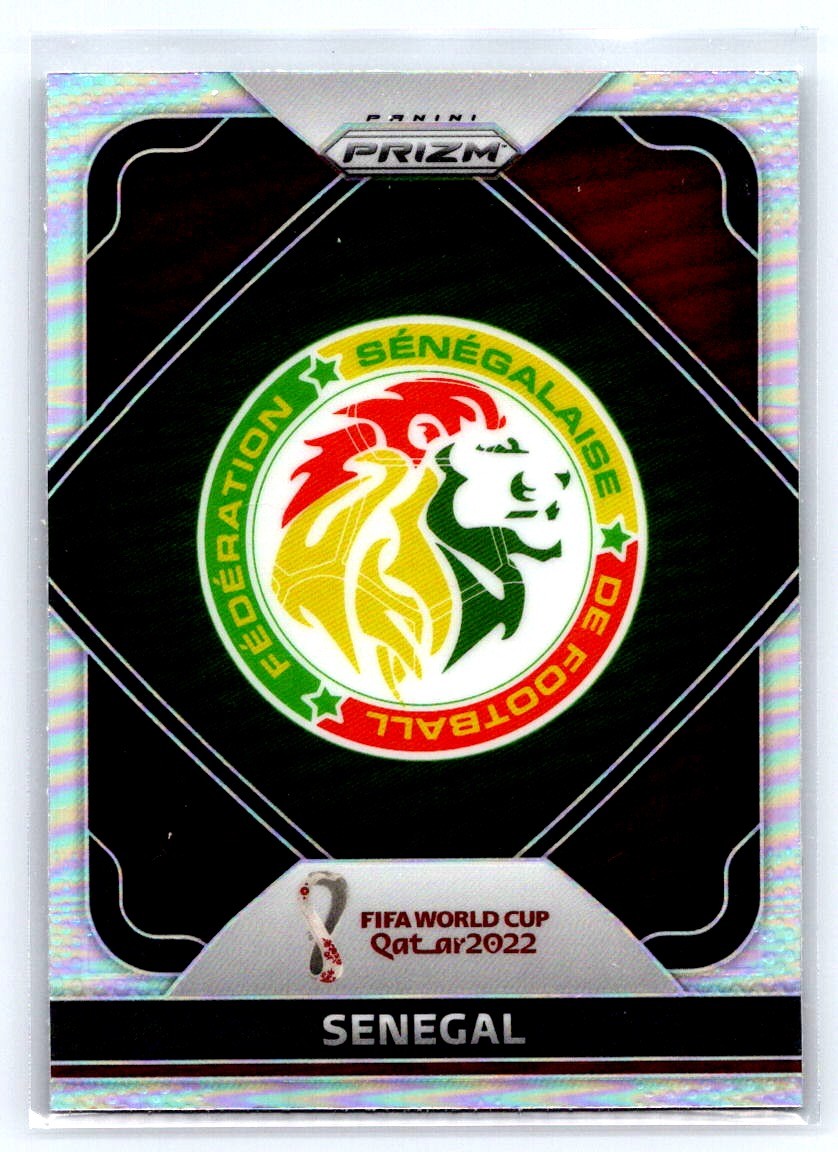 2022 Panini Prizm World Cup Qatar – Team Badges Senegal #23 Silver Prizm bX8B
